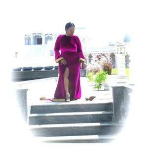 Custom Magenta Dress